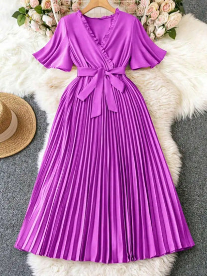 RAFA Elegant Pleated Midi Dress