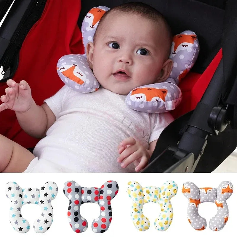 U-Shaped Baby Stroller Pillow | Soft Neck Support Cushion