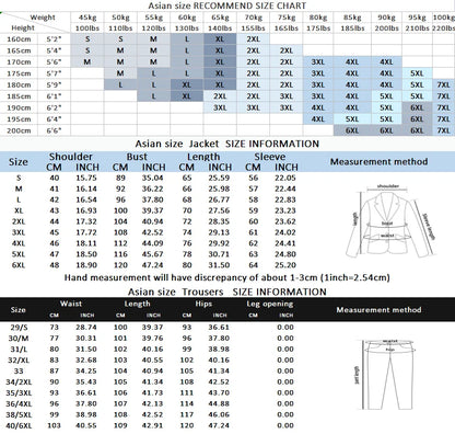 Solid Color Blazer Men's Fashion Business Solid Color British Style Professional Work Groom Wedding Dress Best Man Blazer Jacket