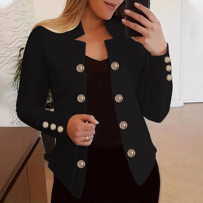 Women’s Elegant Cropped Blazer | Casual Business Office Jacket