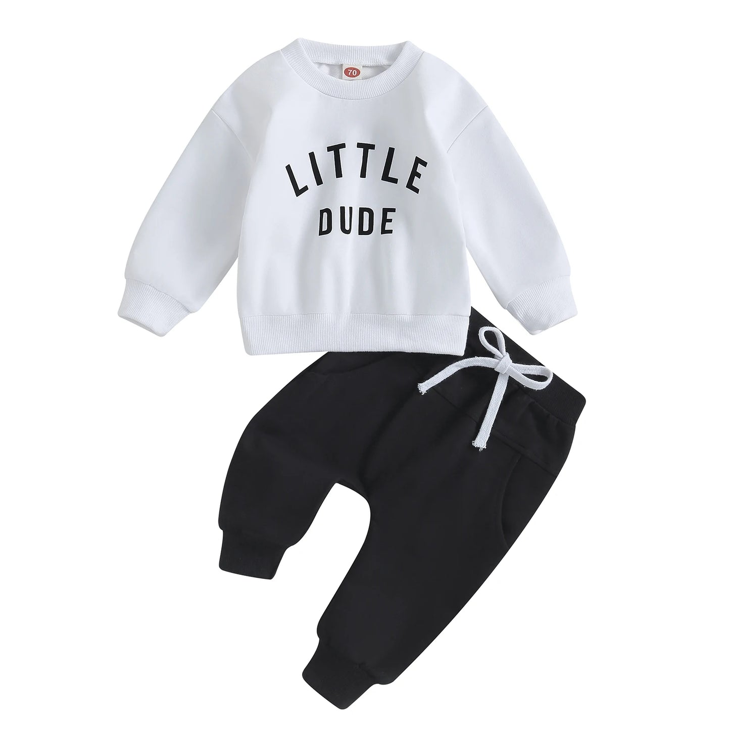 Toddler Boys Casual Sweatshirt & Pants Set | Soft Cotton Outfit