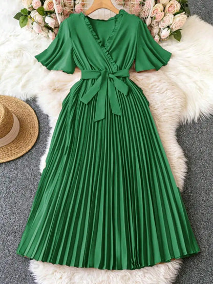 RAFA Elegant Pleated Midi Dress