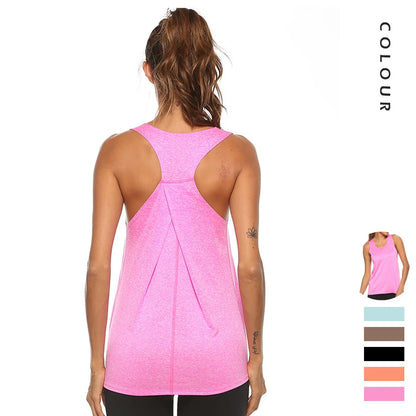 Women Running Shirts Sleeveless Workout Tank Clothes