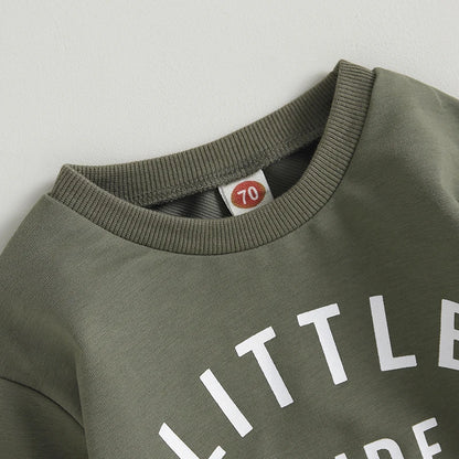 Toddler Boys Casual Sweatshirt & Pants Set | Soft Cotton Outfit