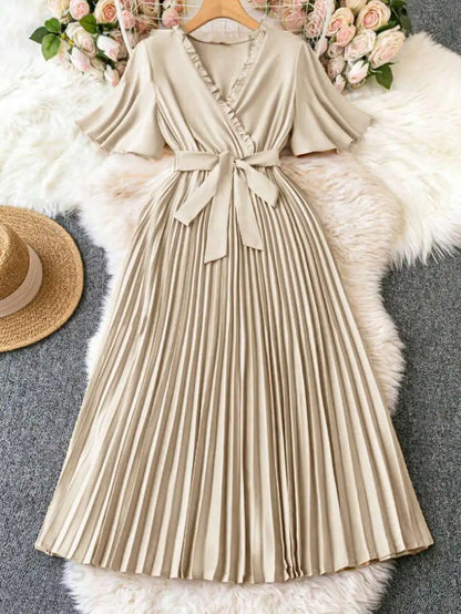 RAFA Elegant Pleated Midi Dress
